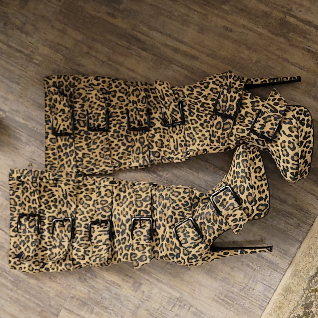 Leopard Print Platforms